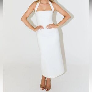 Muse Halter Neck Midi Dress